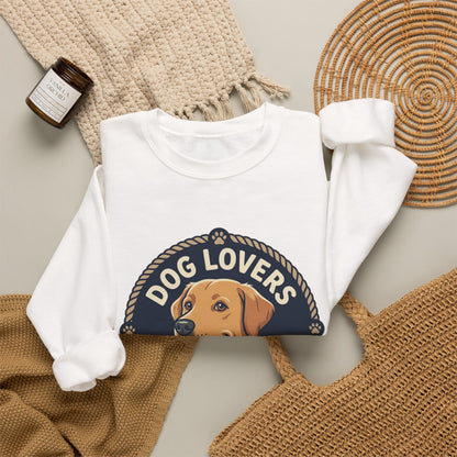 Dog Lovers Crewneck Sweatshirt — "Dog Lovers Forever Pack" Graphic Pullover