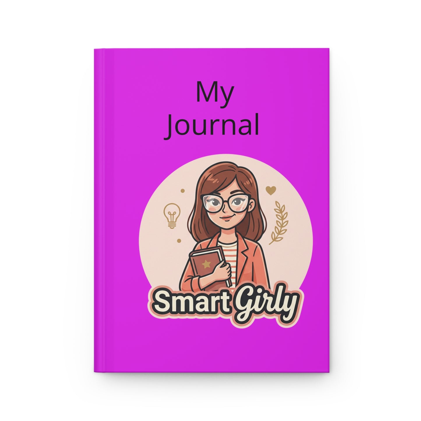 Hardcover Journal — "My Journal" Smart Girly Notebook for Girls, Cute Study Planner & School Diary