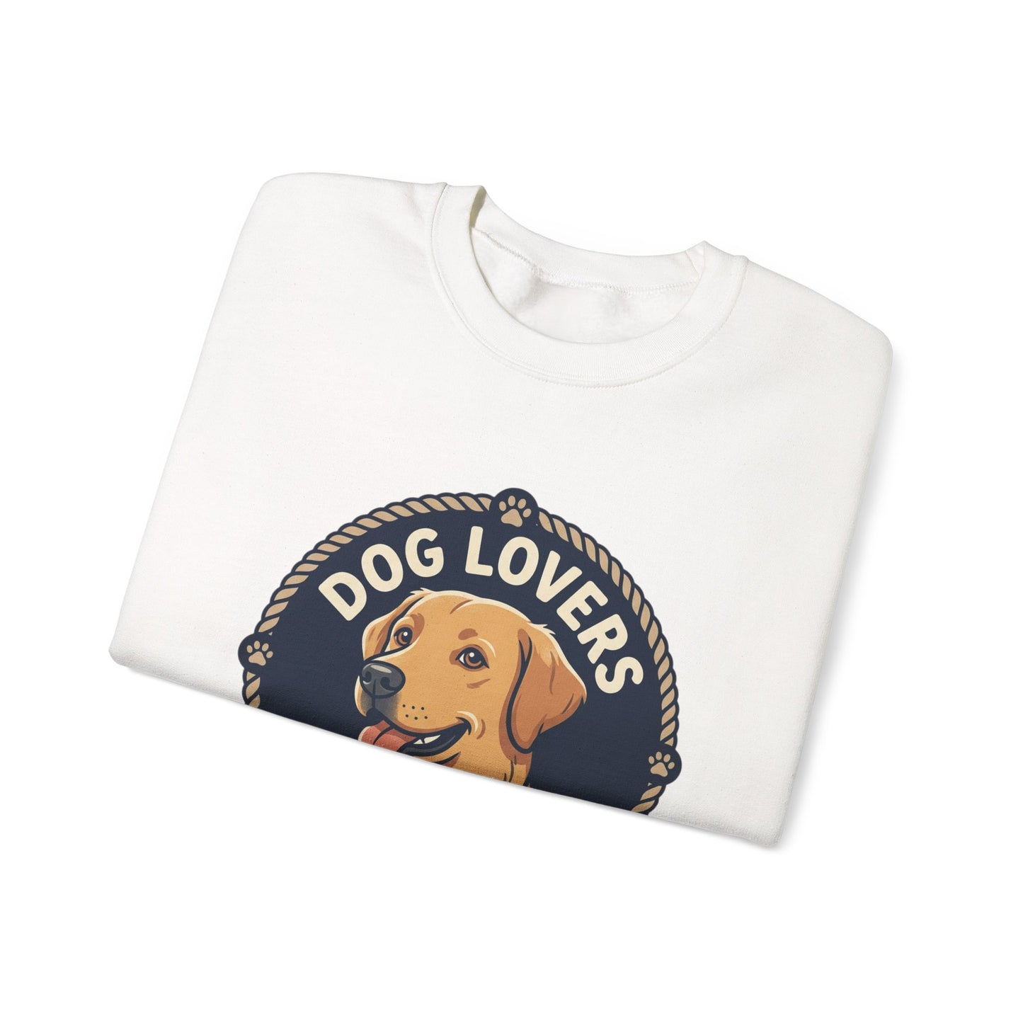 Dog Lovers Crewneck Sweatshirt — "Dog Lovers Forever Pack" Graphic Pullover